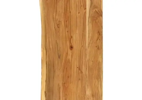 Blat lavoar de baie, 140x52x2,5 cm, lemn masiv de acacia - 1/5