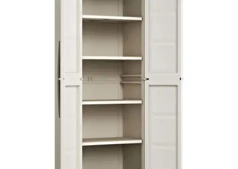 Keter Dulap de depozitare cu rafturi Excellence, bej și taupe, 182 cm - 2/5