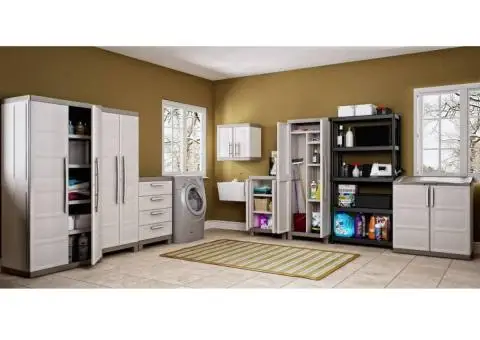 Keter Dulap de depozitare cu rafturi Excellence, bej și taupe, 182 cm - 5/5