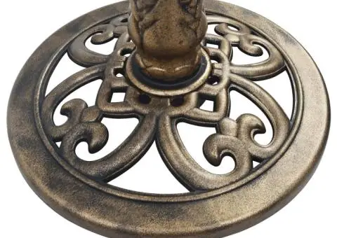 Bazin pentru păsări de grădină, bronz, plastic - 2/4