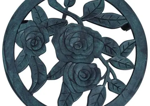 Suporturi de plante cu role, 6 buc., verde, 38 cm, plastic - 3/5