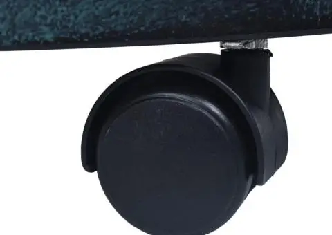 Suporturi de plante cu role, 6 buc., verde, 38 cm, plastic - 4/5