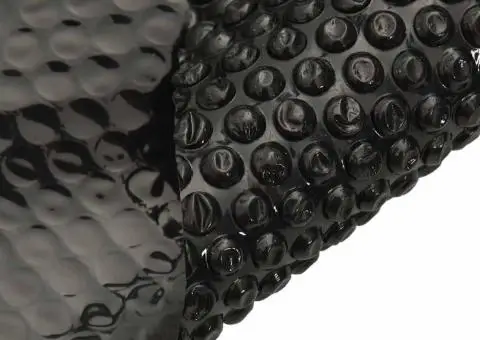 Prelată piscină, negru, 381 cm, PE - 4/5