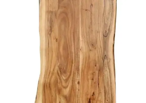 Blat de masă, 100x(50-60)x2,5 cm, lemn masiv de acacia - 1/5