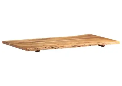 Blat de masă, 100x(50-60)x2,5 cm, lemn masiv de acacia - 5/5
