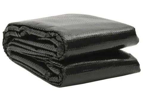 Prelată piscină, negru, 600 x 300 cm, PE - 1/5