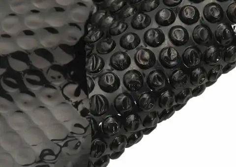 Prelată piscină, negru, 600 x 300 cm, PE - 4/5