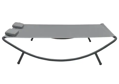 Pat dublu de exterior, antracit, material textil - 3/5