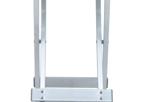 Taburet de camping, 28 x 26 x 39 cm, aluminiu - 3/5