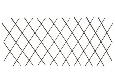 Gard cu zăbrele, 5 buc.,180 x 60 cm, salcie - 3/5