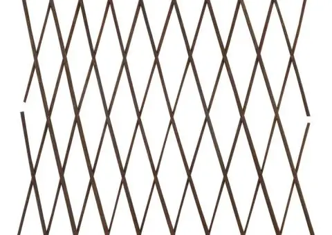 Gard cu zăbrele, 5 buc.,180 x 60 cm, salcie - 4/5