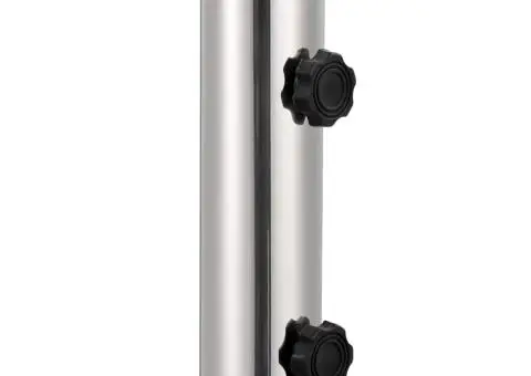 Suport umbrelă de soare, negru, 30 kg, granit, pătrat - 5/5