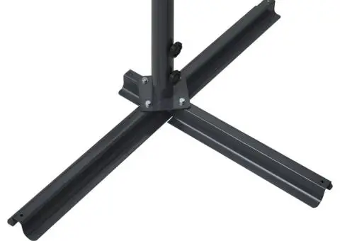 Copertină cu structură independentă, antracit, 400 x 300 cm - 4/5