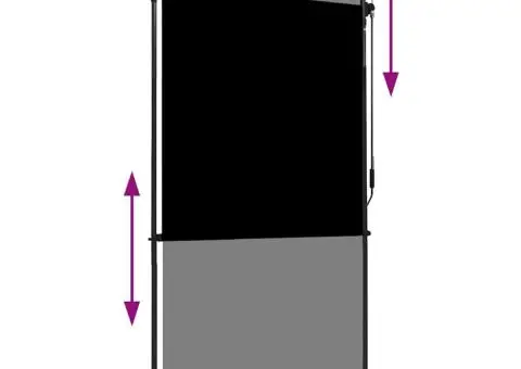 Jaluzea tip rulou de exterior, antracit, 120 x 270 cm - 3/5