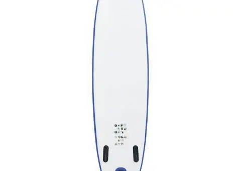 Set placă stand up paddle SUP surf gonflabilă, albastru și alb - 4/5