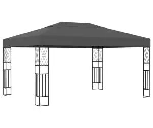 vidaXL Pavilion, antracit, 3 x 4 m, material textil