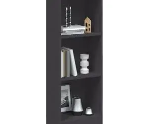 vidaXL Bibliotecă cu 3 rafturi, alb, 40x24x109 cm, lemn compozit