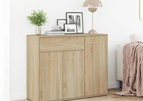 Dulap, stejar Sonoma, 88 x 30 x 70 cm, lemn prelucrat - 1/5