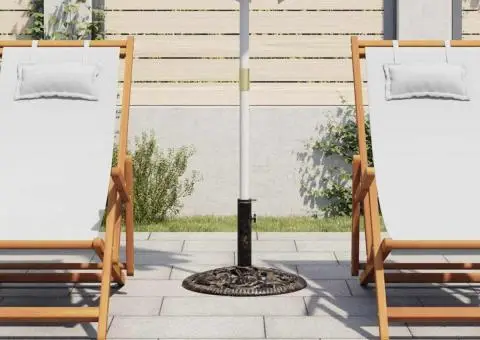 Suport de umbrelă, bronz, 12 kg, fontă, 48 cm - 3/5