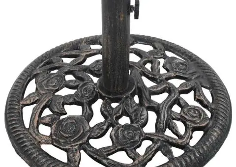 Suport de umbrelă, bronz, 12 kg, fontă, 48 cm - 5/5
