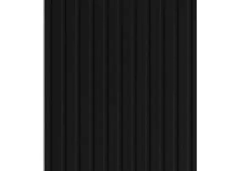 Magazie depozitare grădină antracit 204x132x186 cm oțel - 4/5