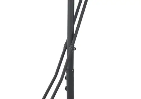 Umbrelă soare de exterior, stâlp din oțel, antracit, 250x250 cm - 5/5