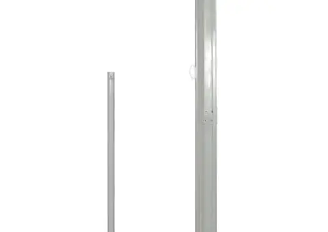 Copertină laterală retractabilă, gri, 140 x 300 cm - 3/5