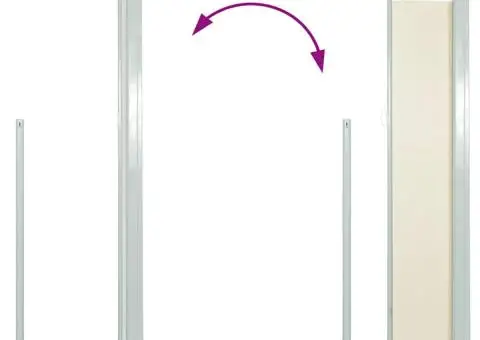 Copertină laterală retractabilă, crem, 120x300 cm - 5/5