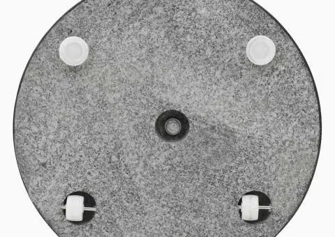 Suport umbrelă de soare, negru, 28,5 kg, granit, rotund - 5/5