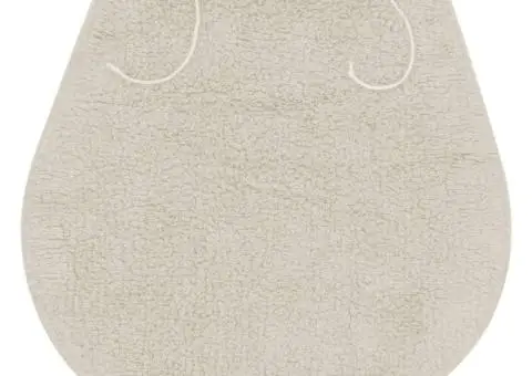 Set covorașe baie, 3 piese, alb, textil - 3/4