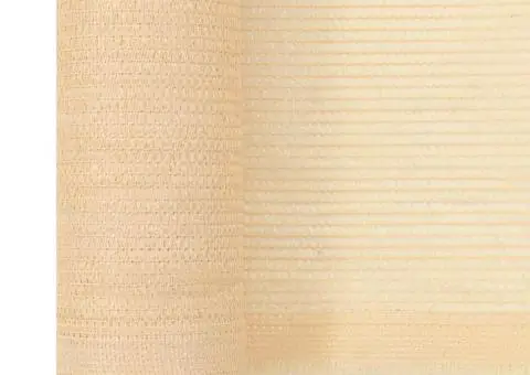 Plasă protecție vizuală, bej, 1x25 m, HDPE - 2/5