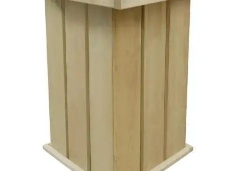 Masă de bar, 75 x 75 x 110 cm, lemn de pin tratat