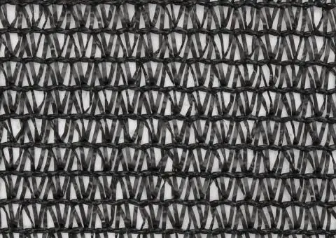 Plasă protecție vizuală, negru, 1x10 m, HDPE - 3/5