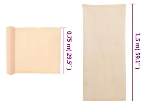 Plasă protecție vizuală, bej, 1,5x10 m, HDPE - 5/5