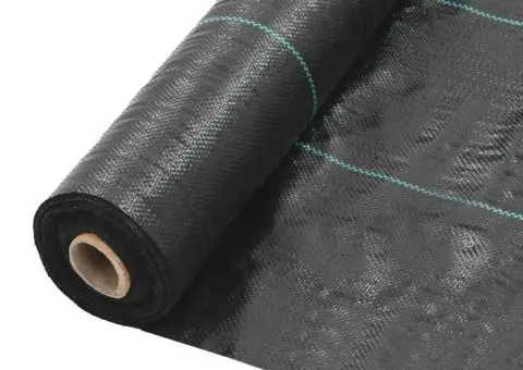 Membrană antiburuieni & antirădăcini, negru, 2 x 5 m, PP - 1/5