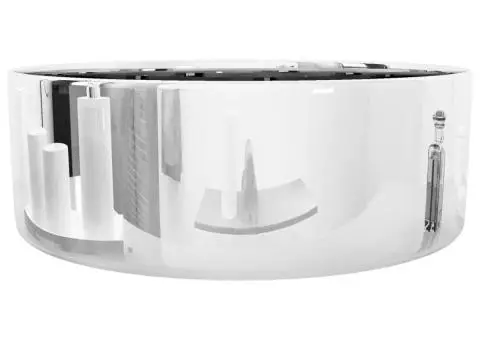 Chiuvetă de baie, argintiu, 40 x 15 cm, ceramică - 5/5