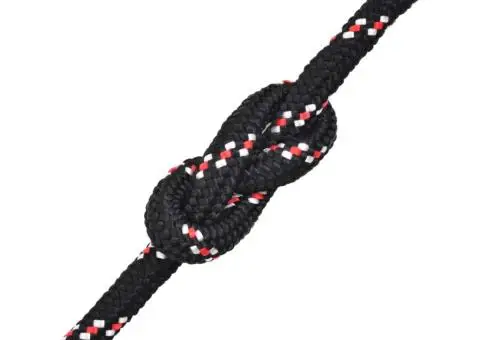 Frânghie marinărească din polipropilenă, negru, 250 m, 10 mm - 2/2