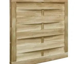 vidaXL Poartă de grădină, 100x75 cm, lemn de pin tratat verde
