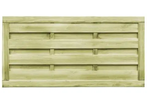 Porți de grădină 2 buc. verde 150x75 cm lemn de pin tratat - 4/5