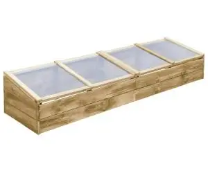 vidaXL Seră, 200 x 50 x 35 cm, lemn de pin tratat