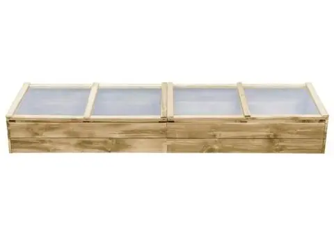 Seră, 200 x 50 x 35 cm, lemn de pin tratat - 2/5