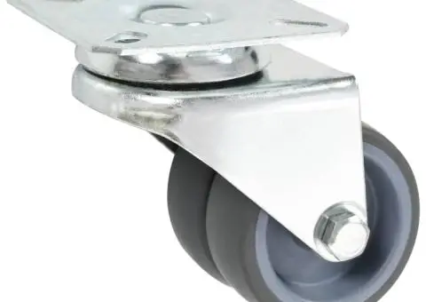 Roți pivotante duble, 4 buc., 50 mm - 4/5