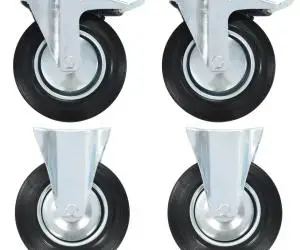vidaXL Roți, 4 buc., 200 mm