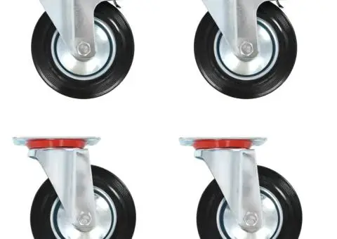 Roți pivotante, 4 buc., 160 mm - 1/5