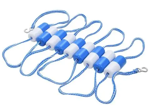 Șnur separator de siguranță pentru piscină, 6 m, plastic - 2/5
