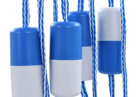 Șnur separator de siguranță pentru piscină, 6 m, plastic - 4/5