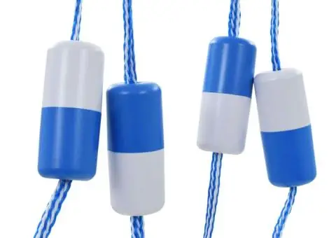 Șnur separator de siguranță pentru piscină, 6 m, plastic - 5/5