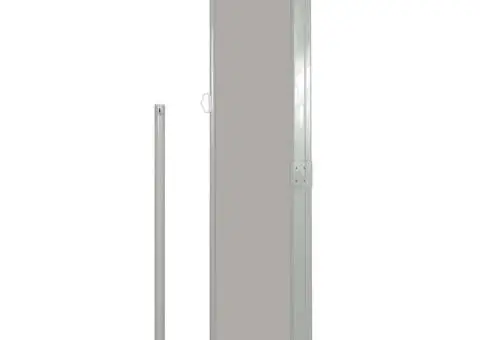 Copertină laterală retractabilă, gri, 160x500 cm - 4/5