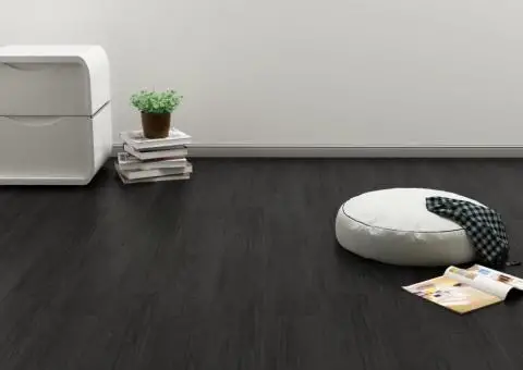 Plăci autoadezive pardoseală stejar antracit PVC 4,46 m² 3 mm - 1/5