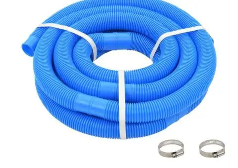 Furtun de piscină cu cleme, albastru, 38 mm, 6 m - 1/5
